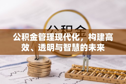 宜川公积金管理现代化，构建高效、透明与智慧的未来