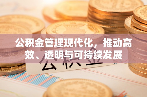 宜川公积金管理现代化，推动高效、透明与可持续发展