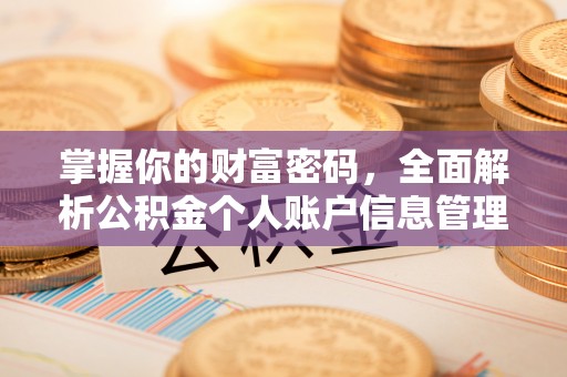 宜川掌握你的财富密码，全面解析公积金个人账户信息管理与优化