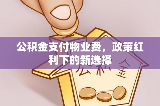 宜川公积金支付物业费，政策红利下的新选择