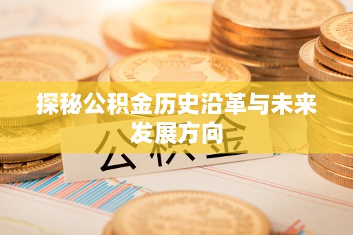 宜川探秘公积金历史沿革与未来发展方向