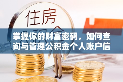 宜川掌握你的财富密码，如何查询与管理公积金个人账户信息
