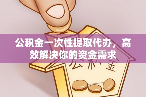宜川公积金一次性提取代办，高效解决你的资金需求